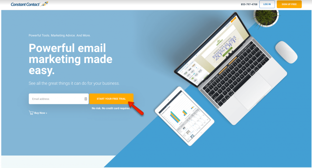 Constant Contact - Start free guide.